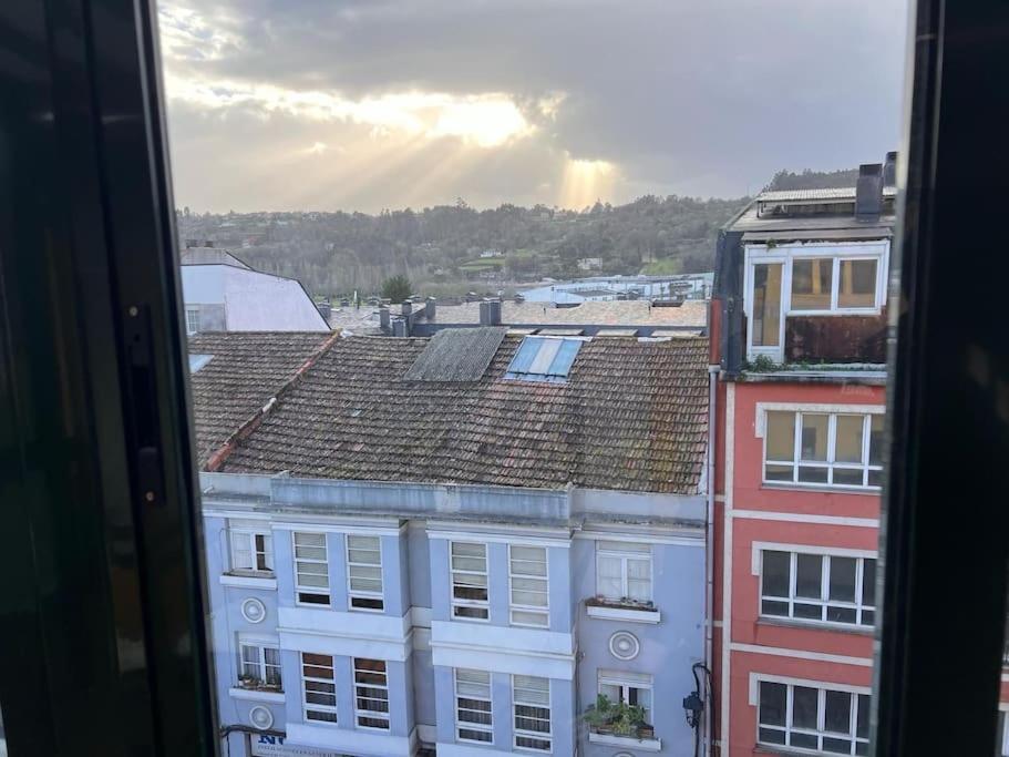 Casa Con Terraza En El Casco Betanzos Exterior foto